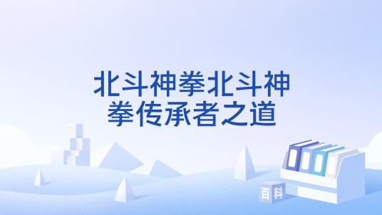 北斗神拳北斗神拳传承者之道
