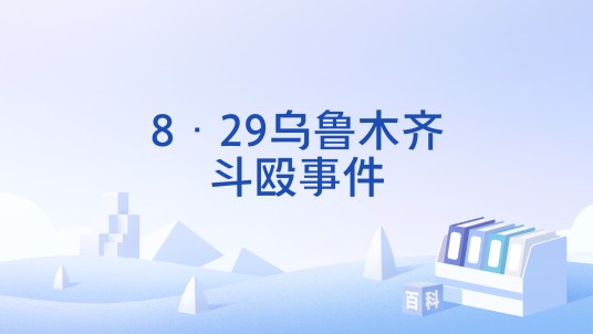 8·29乌鲁木齐斗殴事件