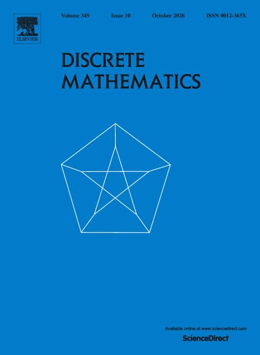 离散数学（离散数学和组合学的多个领域期刊）