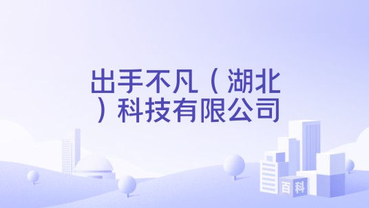 出手不凡(湖北)科技有限公司