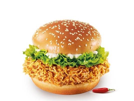 香辣鸡腿汉堡