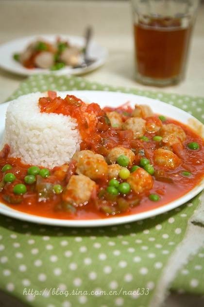 意式肉酱肉丸饭