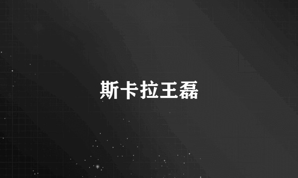 斯卡拉王磊