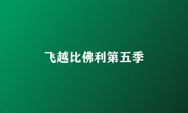 飞越比佛利第五季