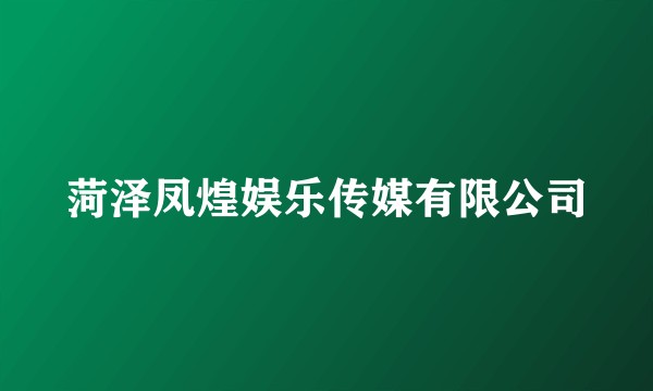 菏泽凤煌娱乐传媒有限公司