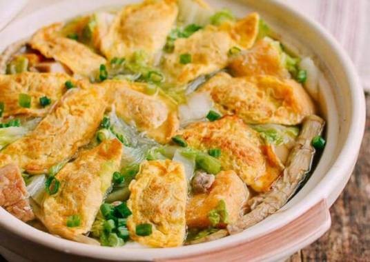 煎蛋皮饺