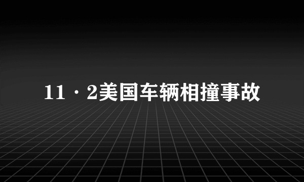 11·2美国车辆相撞事故
