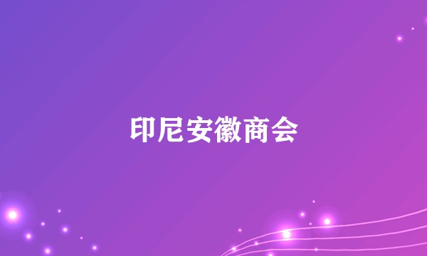 印尼安徽商会
