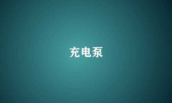 充电泵