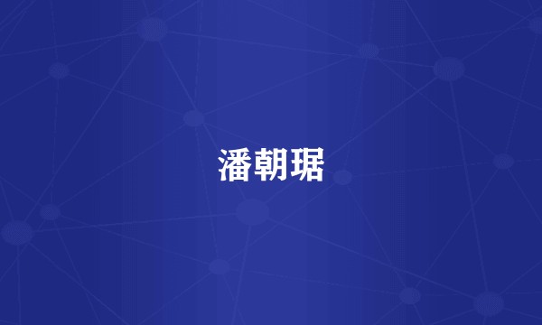 潘朝琚