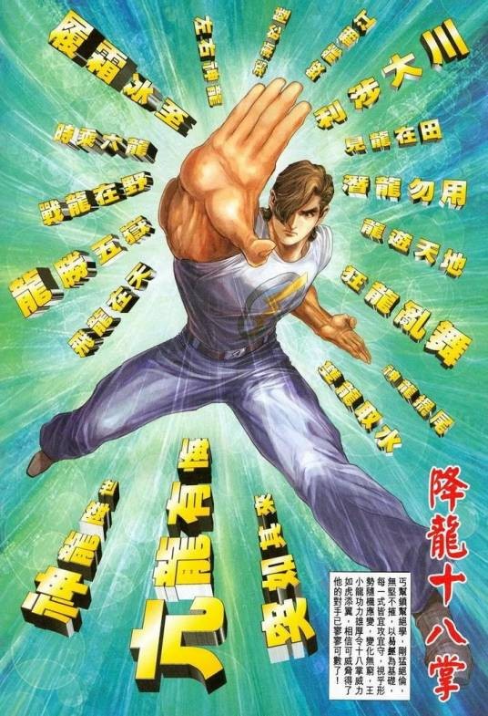 降龙十八掌（漫画《龙虎门》系列中的掌法）