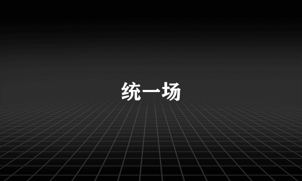 统一场