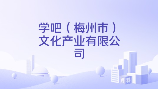 学吧（梅州市）文化产业有限公司
