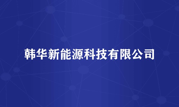 韩华新能源科技有限公司