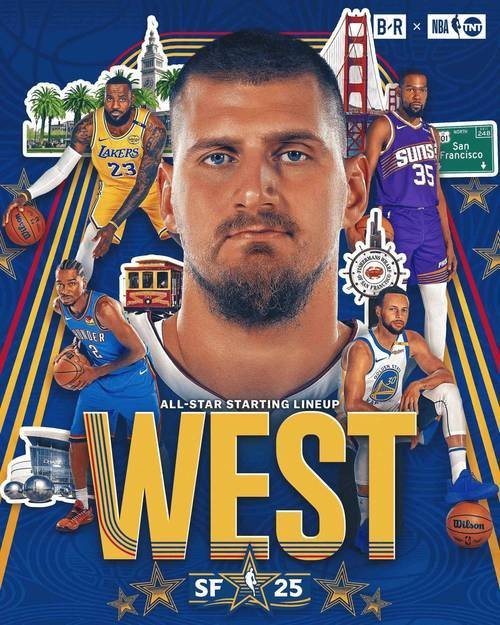 2025年NBA全明星首发
