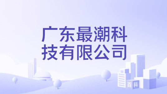 广东最潮科技有限公司