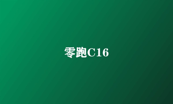 零跑C16