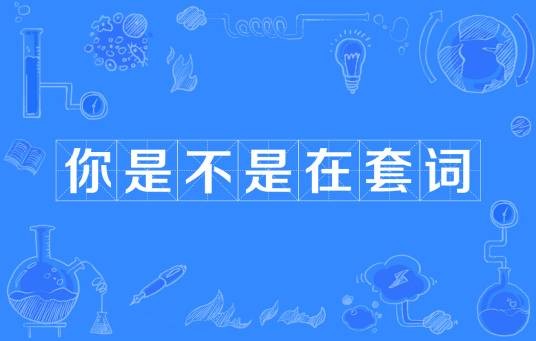 你是不是在套词