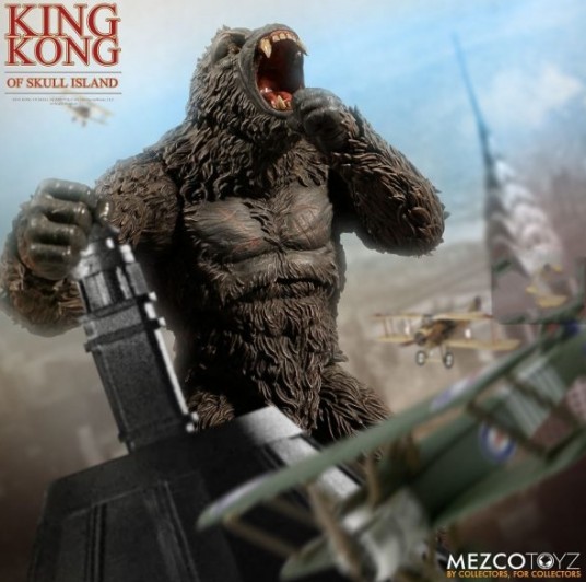 Mezco蚂蚁 King Kong of Skull Island 金刚7寸可动人偶