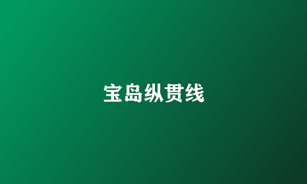 宝岛纵贯线
