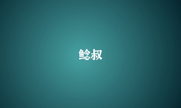 鲶叔