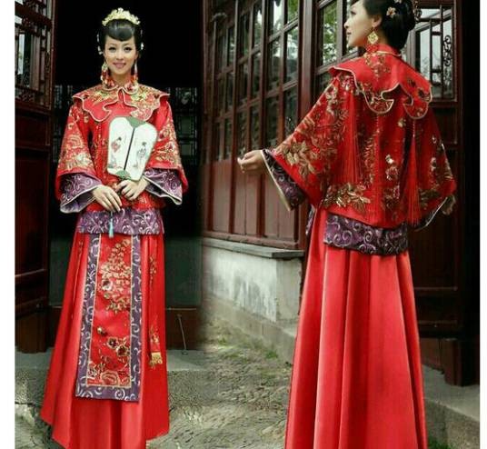 中式婚纱