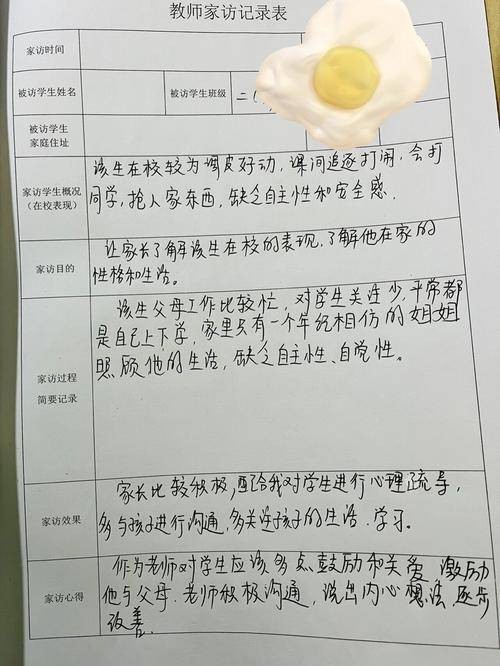 家访记录