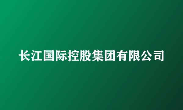 长江国际控股集团有限公司
