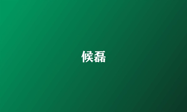 候磊