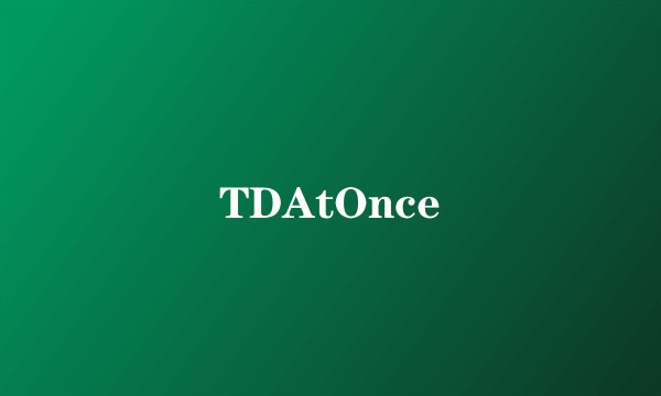 TDAtOnce