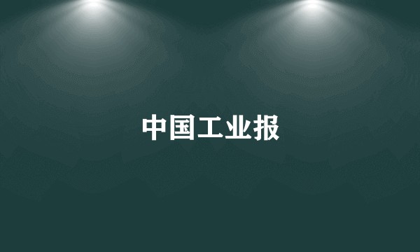 中国工业报