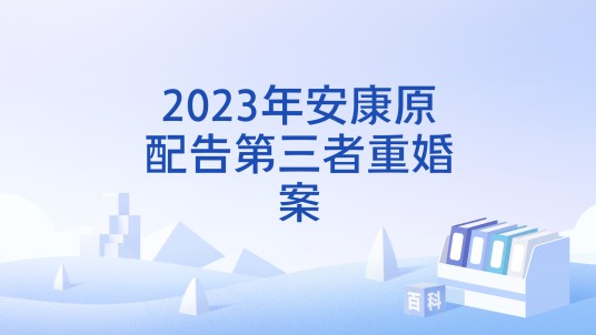 2023年安康原配告第三者重婚案