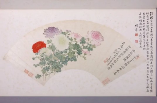 菊花图（钱楷创作中国画）