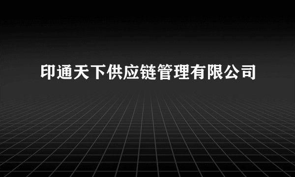 印通天下供应链管理有限公司