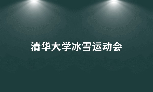 清华大学冰雪运动会