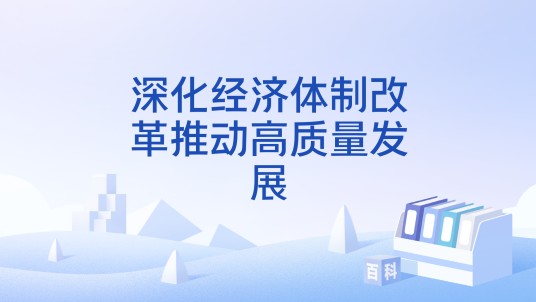 深化经济体制改革推动高质量发展