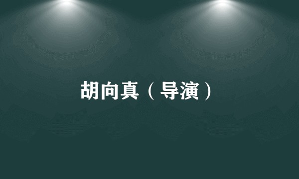胡向真（导演）