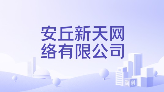 安丘新天网络有限公司