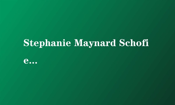 Stephanie Maynard Schofield Coveart