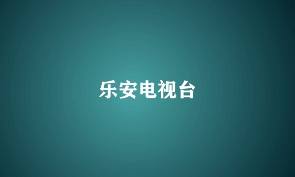 乐安电视台