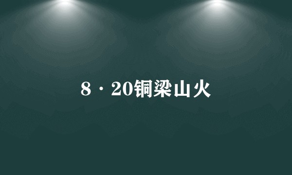 8·20铜梁山火