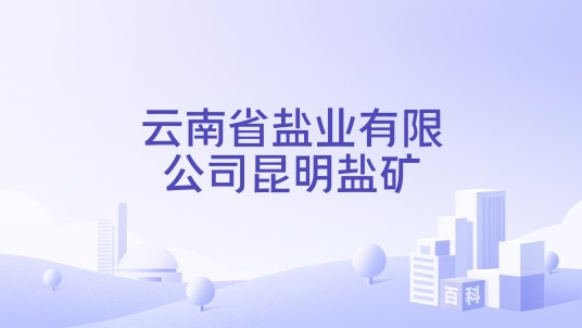 云南省盐业有限公司昆明盐矿