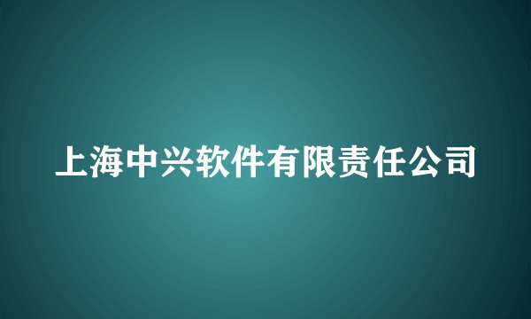 上海中兴软件有限责任公司