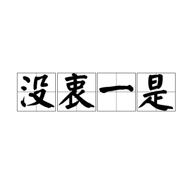 没衷一是