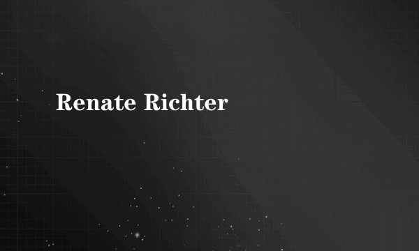 Renate Richter