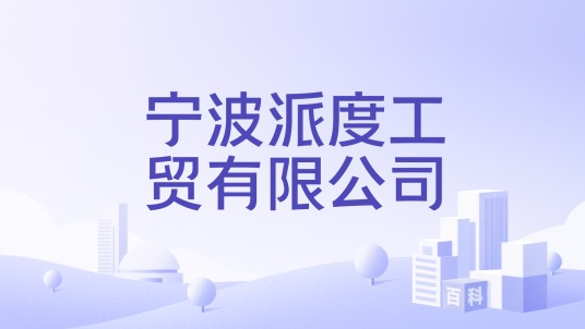 宁波派度工贸有限公司