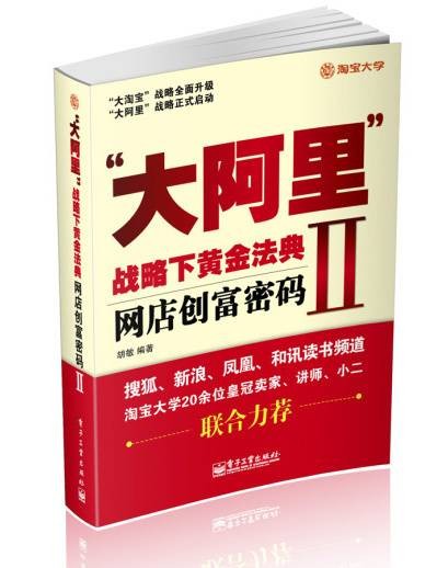 “大阿里”战略下黄金法典：网店创富密码Ⅱ