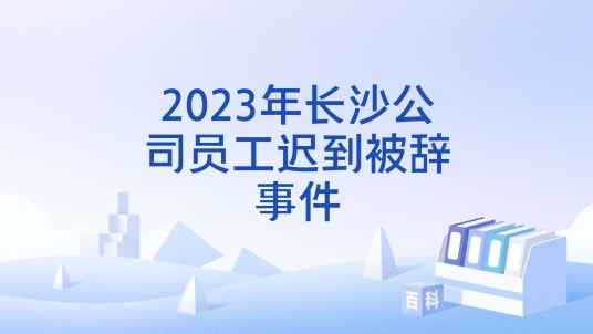 2023年长沙公司员工迟到被辞事件
