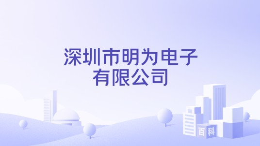 深圳市明为电子有限公司