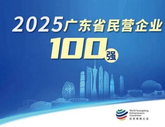 2025广东省民营企业100强